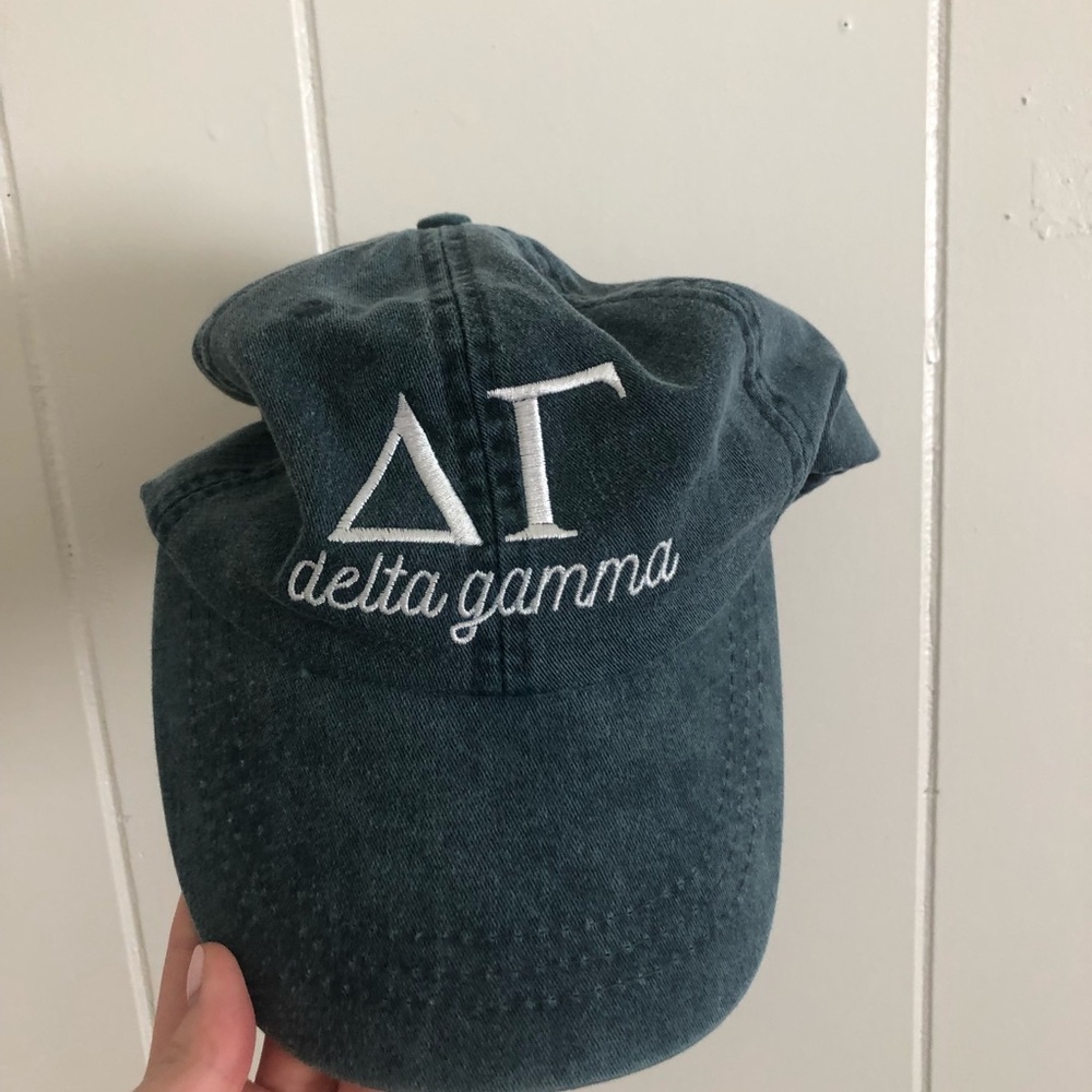 delta gamma denim hat